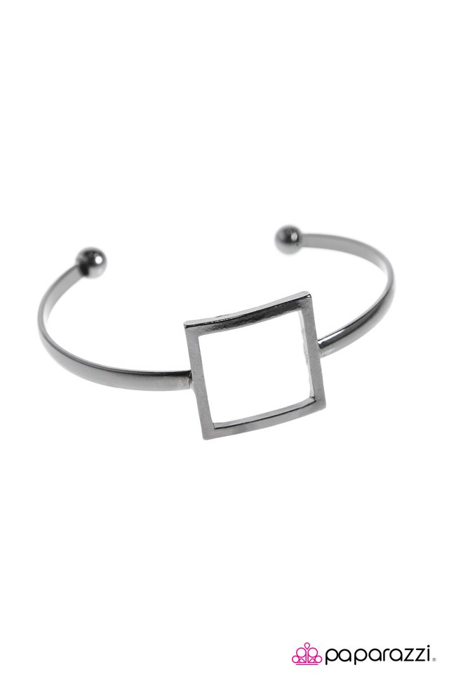 Paparazzi ♥ Square One - Black ♥ Bracelet
