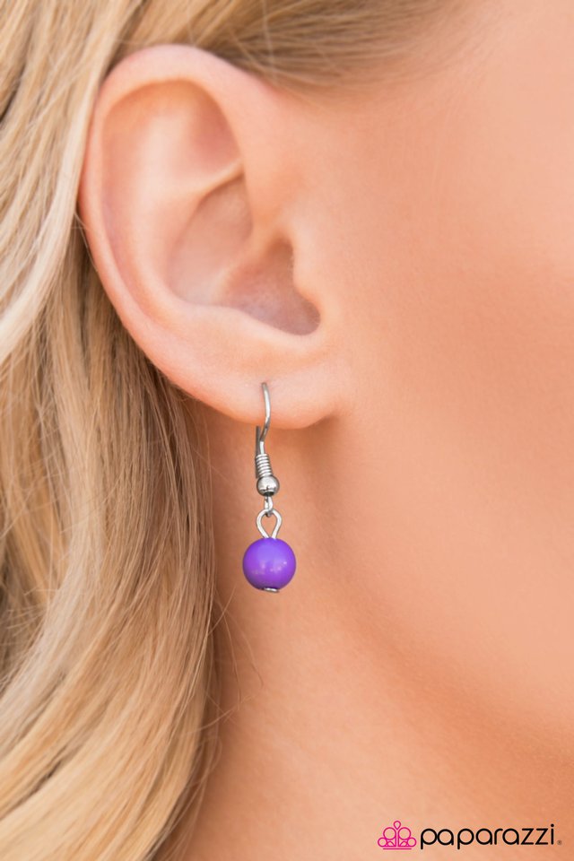 Paparazzi ♥ Crescent City - Purple ♥ Necklace