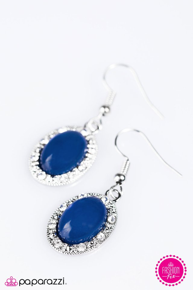 Paparazzi ♥ BEAD Confident! - Blue ♥ Earrings