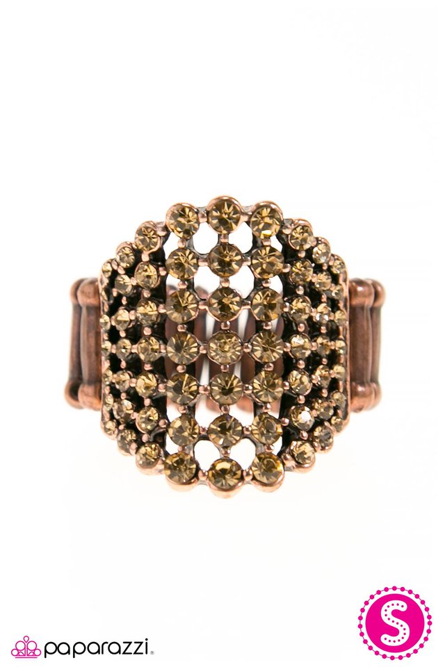 Paparazzi ♥ Mamas Gonna Buy You A Diamond Ring - Copper ♥ Ring
