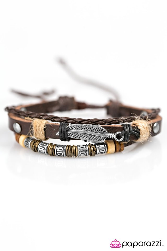Paparazzi ♥ Freelander - Brown ♥ Bracelet