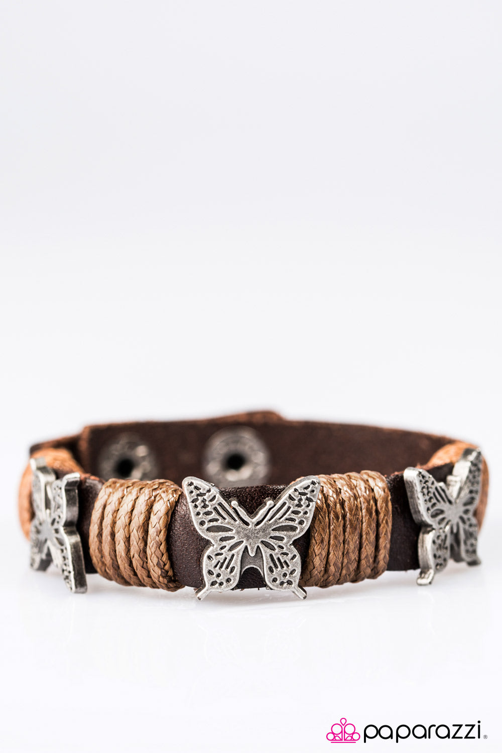 Paparazzi ♥ Butterfly Ballad - Brown ♥ Bracelet