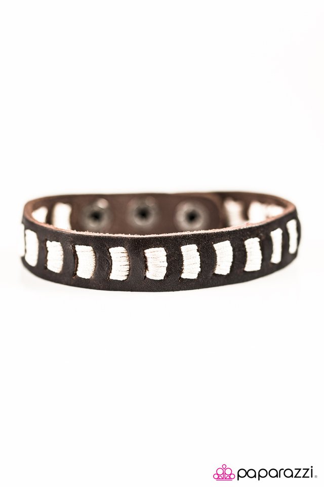 Paparazzi ♥ Rough and Ready - Brown ♥ Bracelet