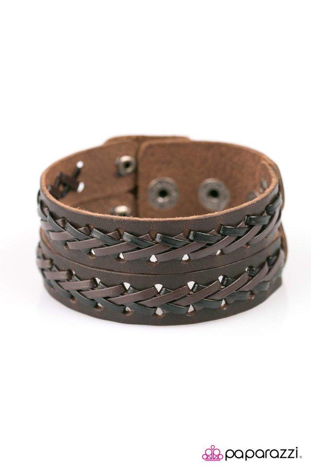 Paparazzi ♥ Leave It On The Field - Brown ♥ Bracelet