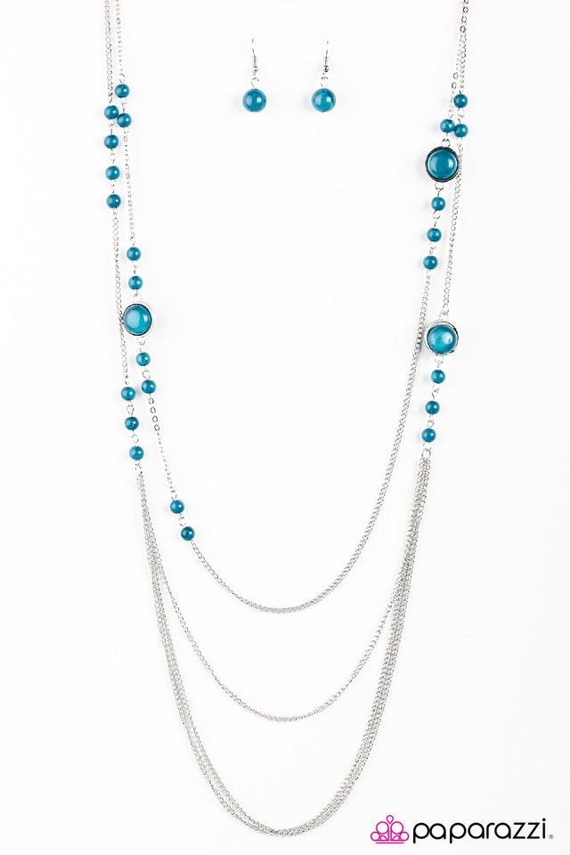 Paparazzi ♥ Wide Open Skies - Blue ♥ Necklace