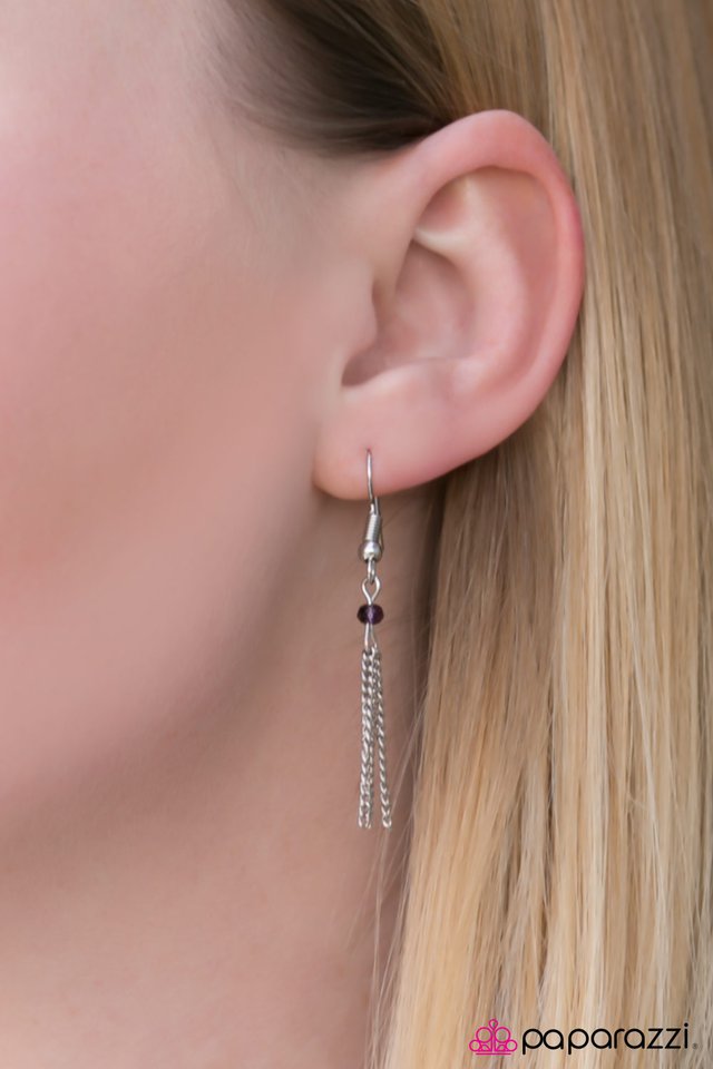 Paparazzi ♥ Pull Back The Curtain - Purple ♥ Necklace