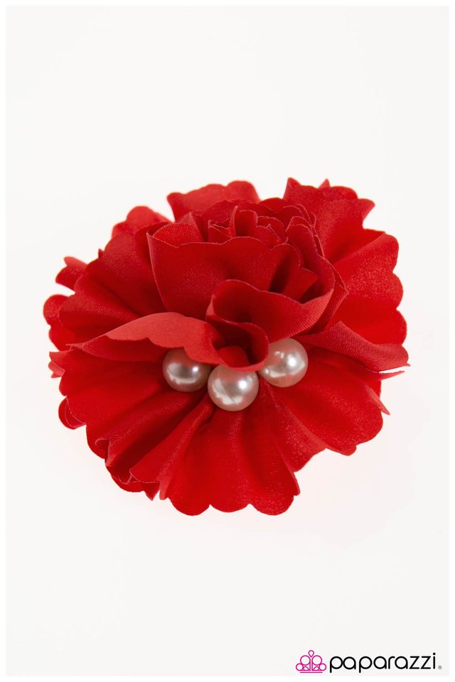 Paparazzi ♥ Summer Fair - Red ♥ Hair Clip