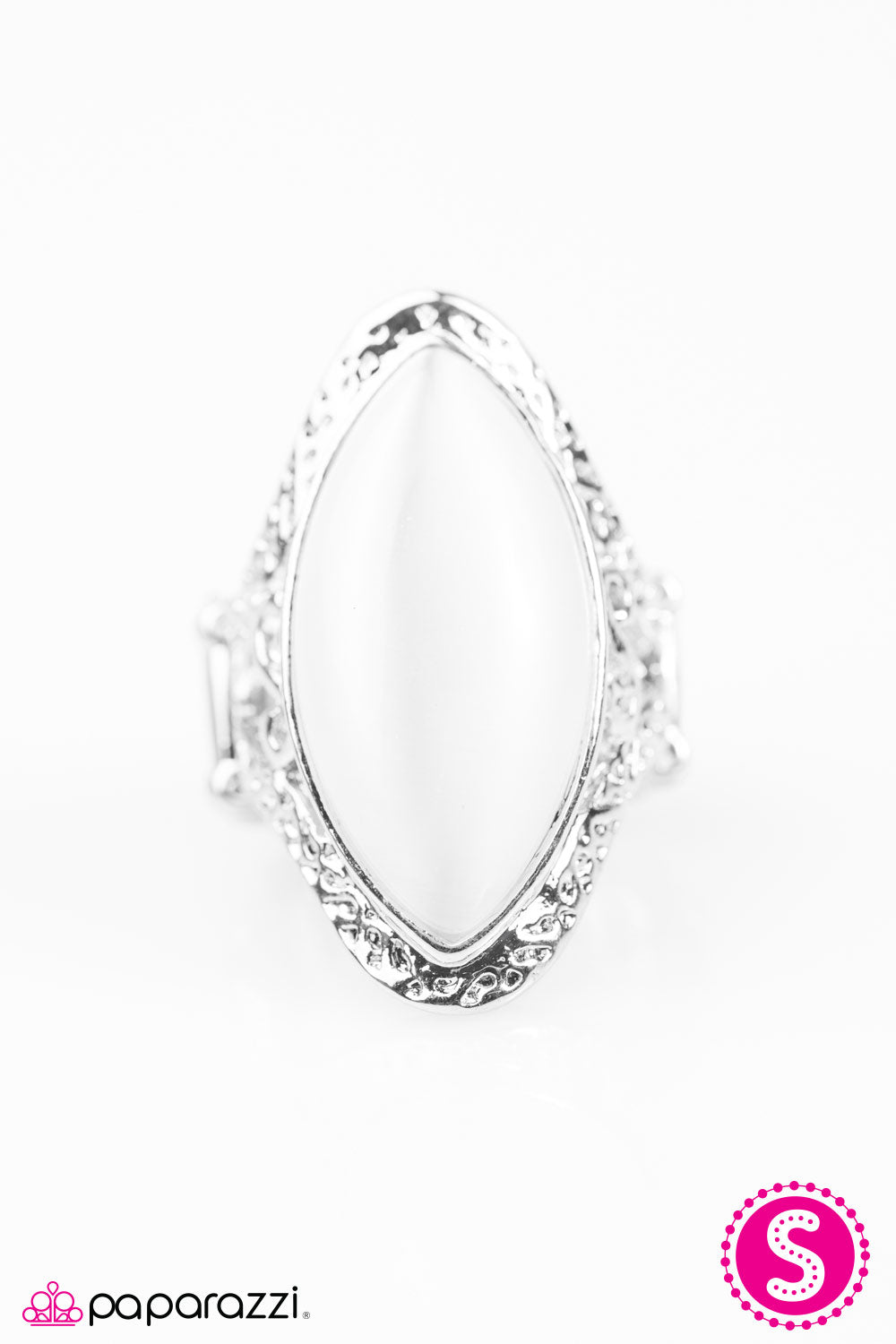 Paparazzi ♥ To The Moon and Back - White ♥ Ring