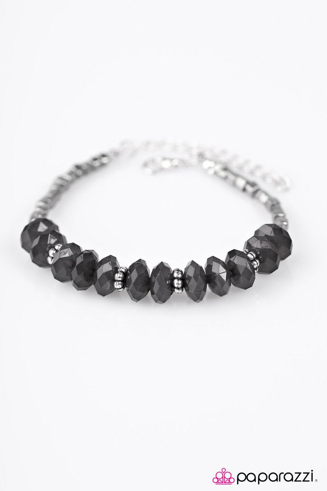 Paparazzi ♥ Totally Rad! - Black ♥ Bracelet