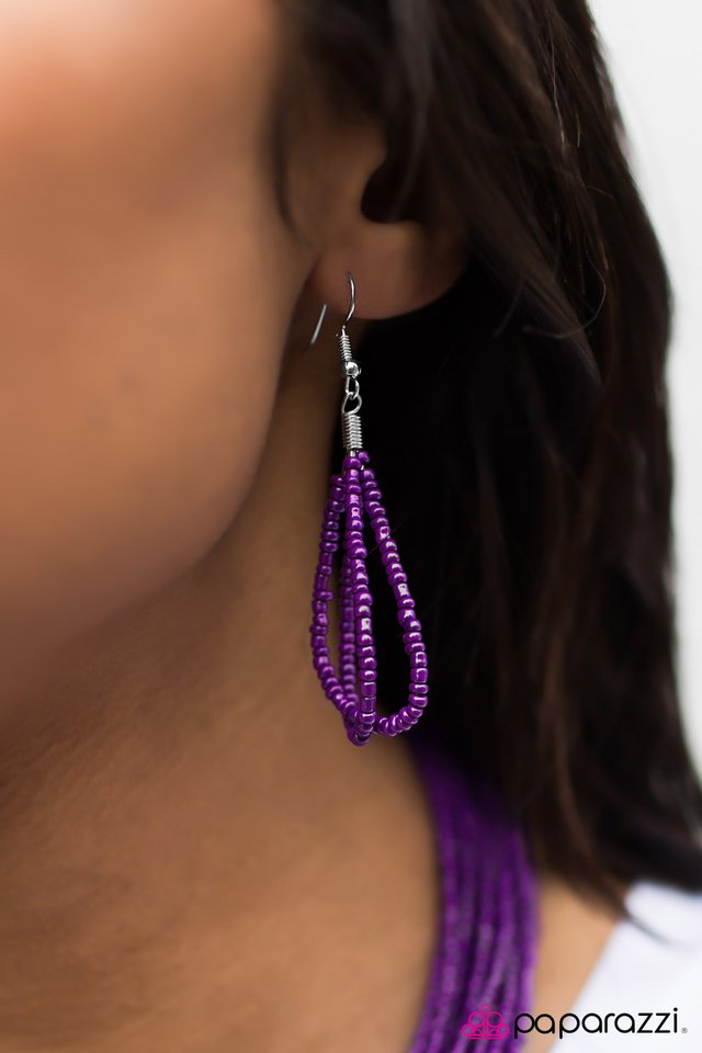 Paparazzi ♥ Wide Open Spaces - Purple ♥ Necklace