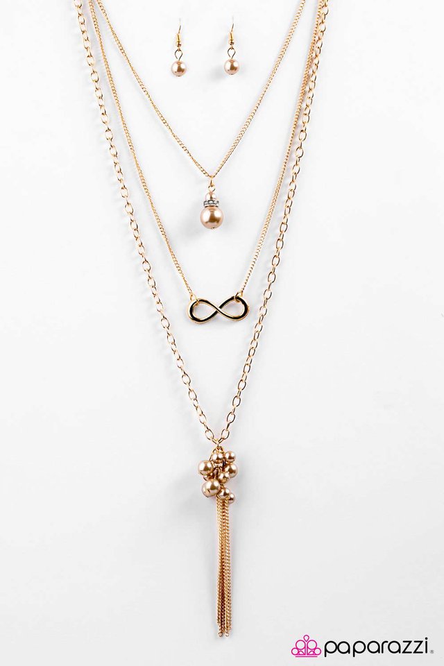 Paparazzi ♥ To Whatever End - Gold ♥ Necklace