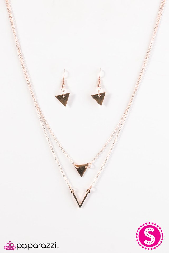 Paparazzi ♥ Prove Your Point - Rose Gold ♥ Necklace