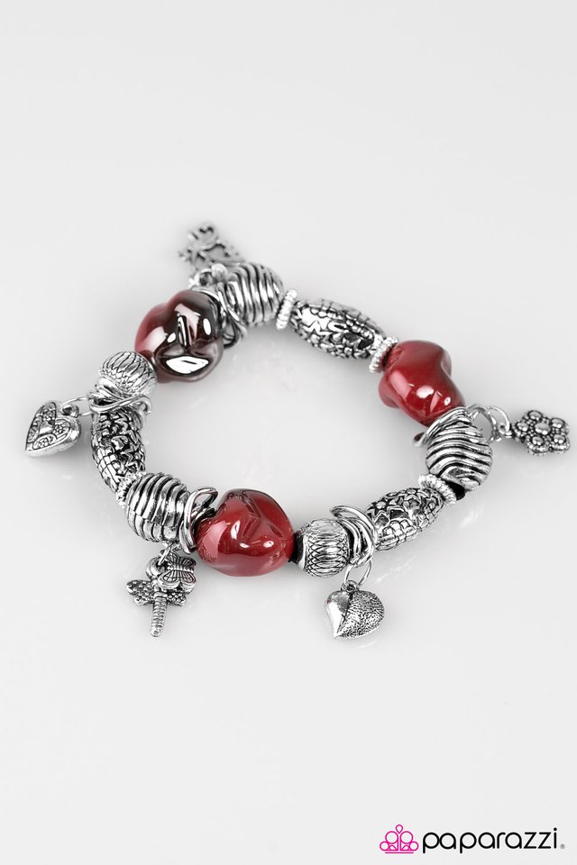 Paparazzi ♥ My Only Wish - Red ♥ Bracelet