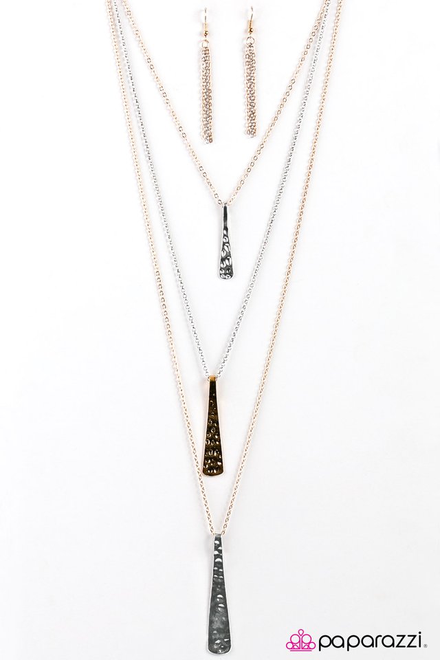 Paparazzi ♥ Batter Up - Gold ♥ Necklace
