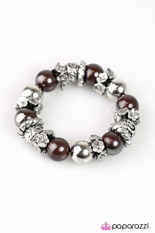 Paparazzi ♥ Fire and Brimstone - Brown ♥ Bracelet