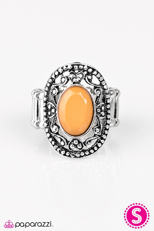 Paparazzi ♥ Have Courage and BEAD Kind - Yellow ♥ Ring