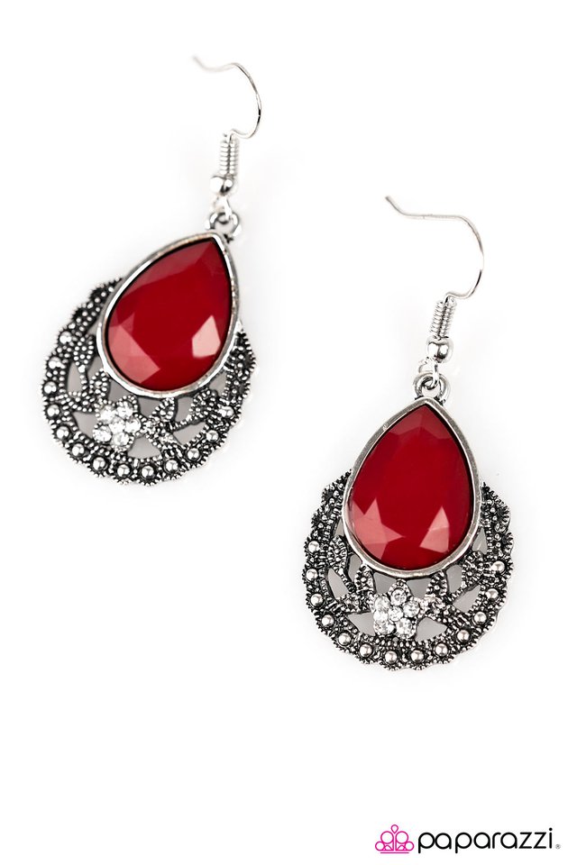Paparazzi ♥ Home Sweet Home - Red ♥ Earrings