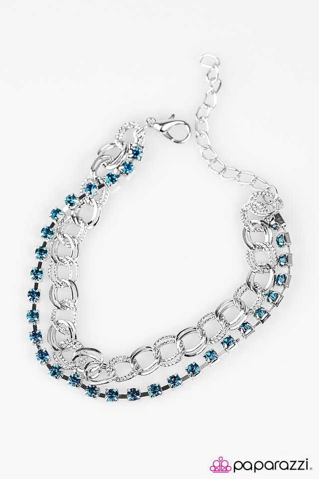 Paparazzi ♥ Double Time - Blue ♥ Bracelet