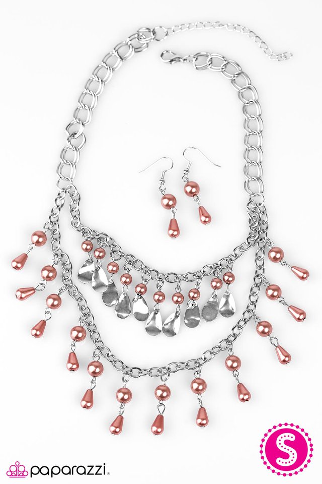 Paparazzi ♥ The Drop Top - Pink ♥ Necklace