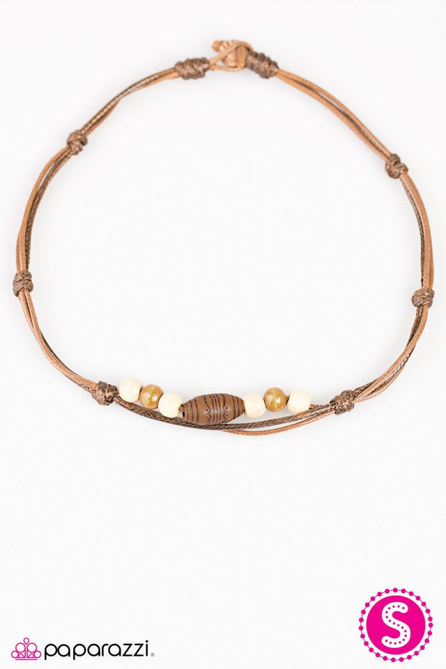 Paparazzi ♥ Island Jam - Brown ♥ Necklace