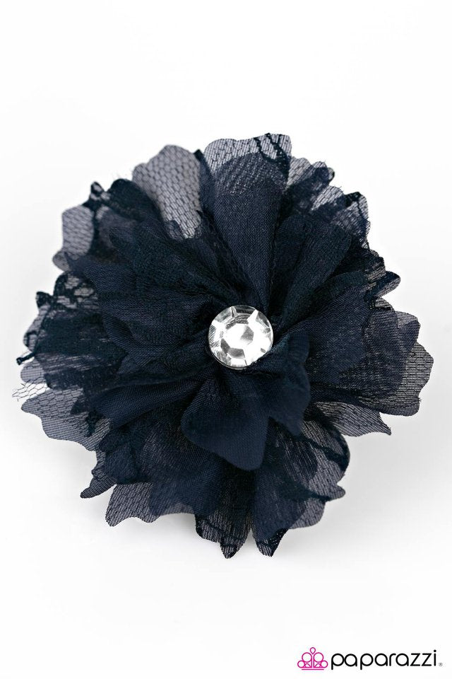Paparazzi ♥ Best LACE Forward - Blue ♥ Hair Clip