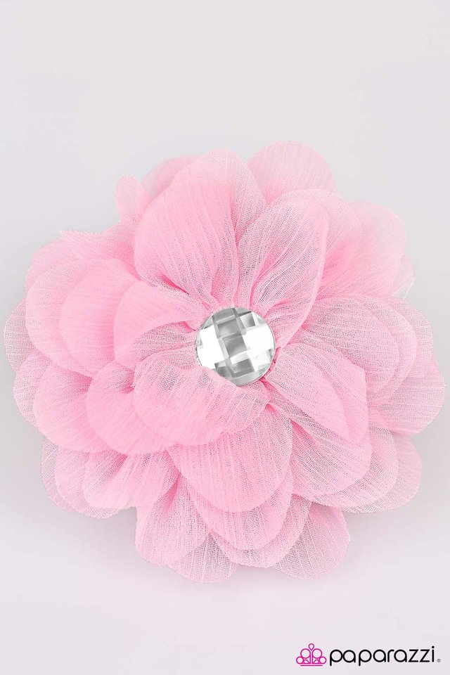 Paparazzi ♥ Here Comes the Bride - Pink ♥ Hair Clip