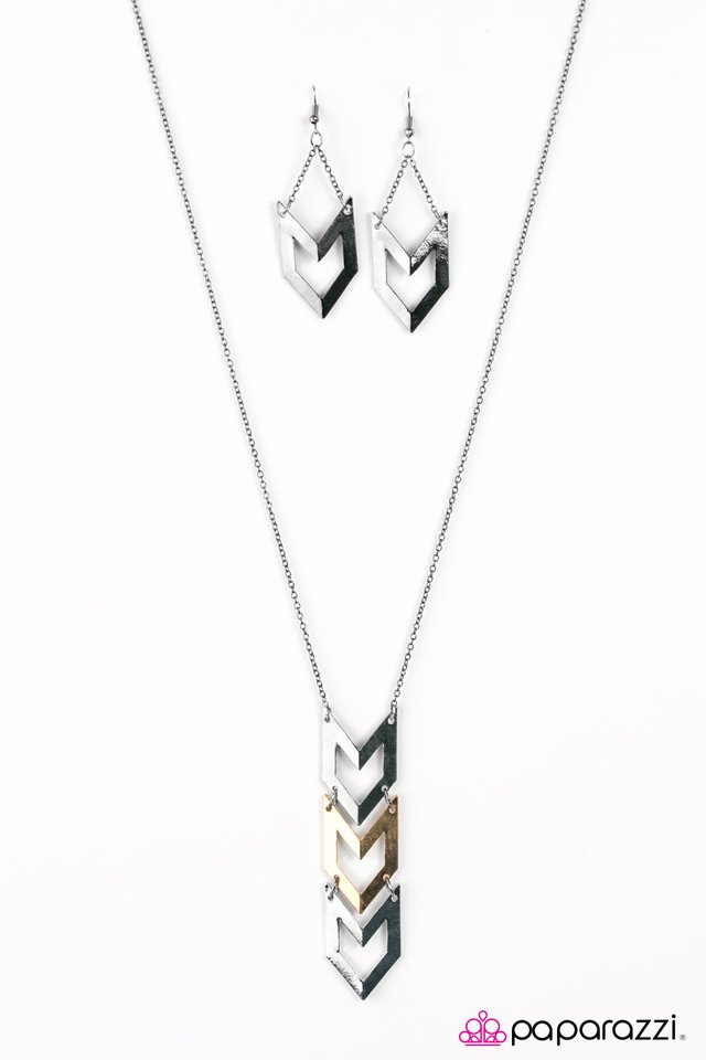 Paparazzi ♥ Impressive Track Record - Multi ♥ Necklace