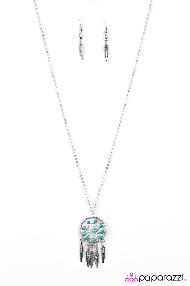 Paparazzi ♥ Desert Dreams - Blue ♥ Necklace