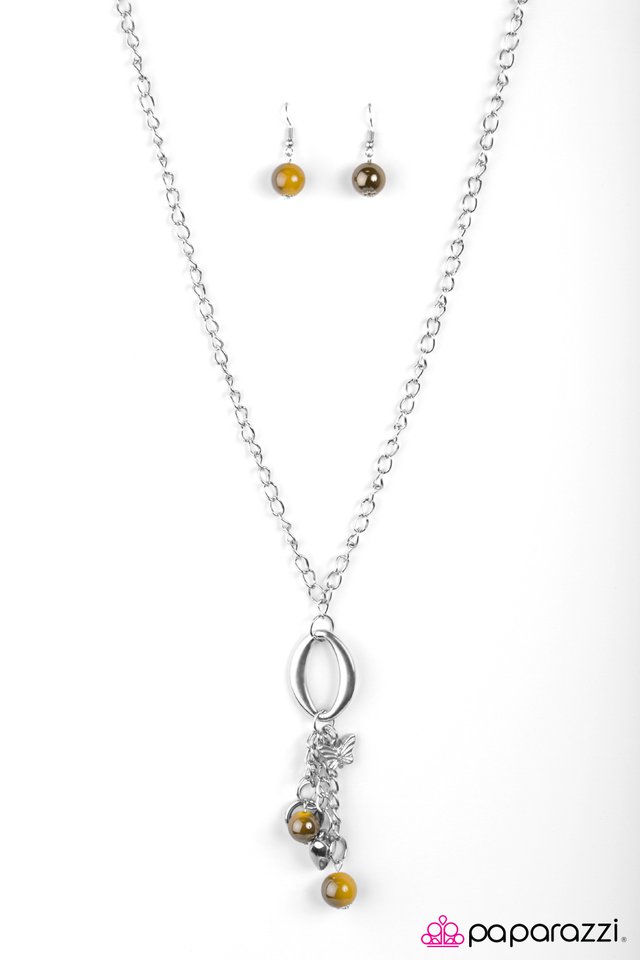 Paparazzi ♥ Great Splendor - Yellow ♥ Necklace