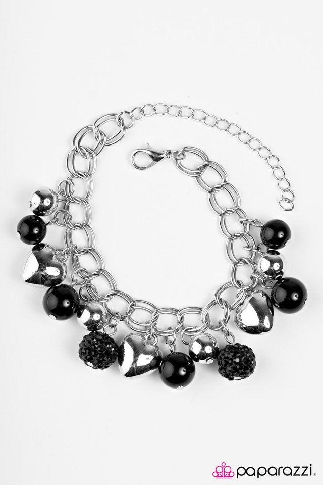 Paparazzi ♥ A Love Like This - Black ♥ Bracelet