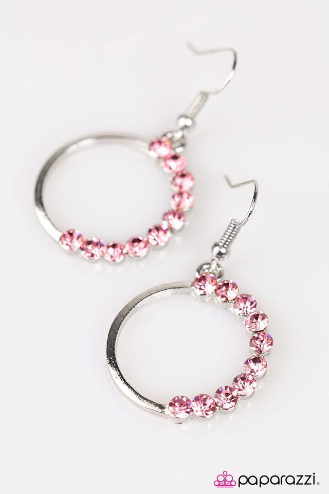 Paparazzi ♥ Bubbly Personality - Pink ♥ Earrings