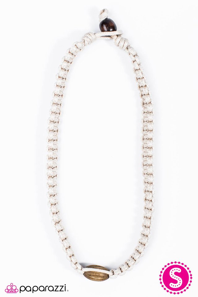 Paparazzi ♥ California Coast - White ♥ Necklace