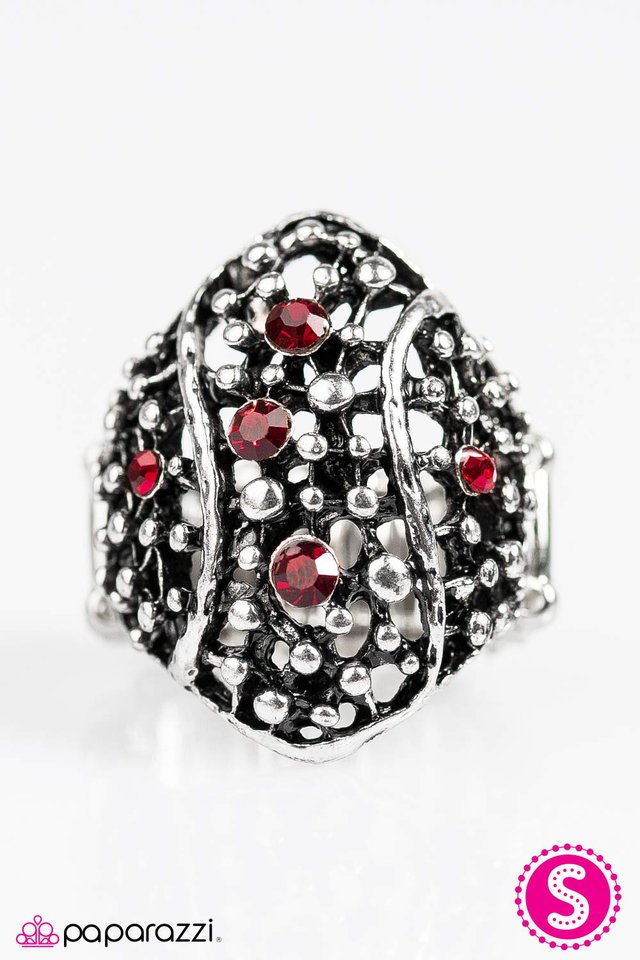 Paparazzi ♥ Take Guard - Red ♥ Ring