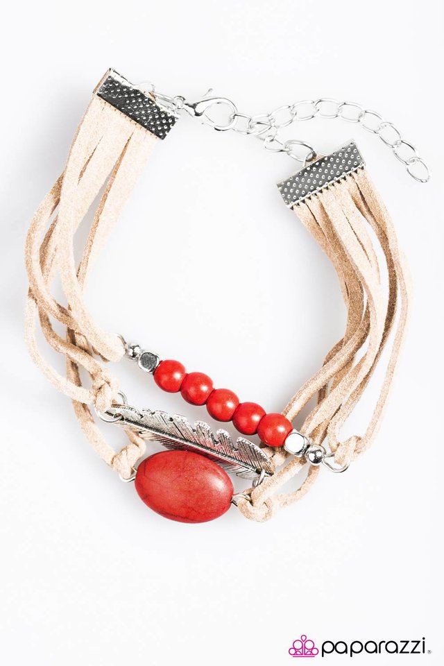 Paparazzi ♥ Fly High - Red ♥ Bracelet