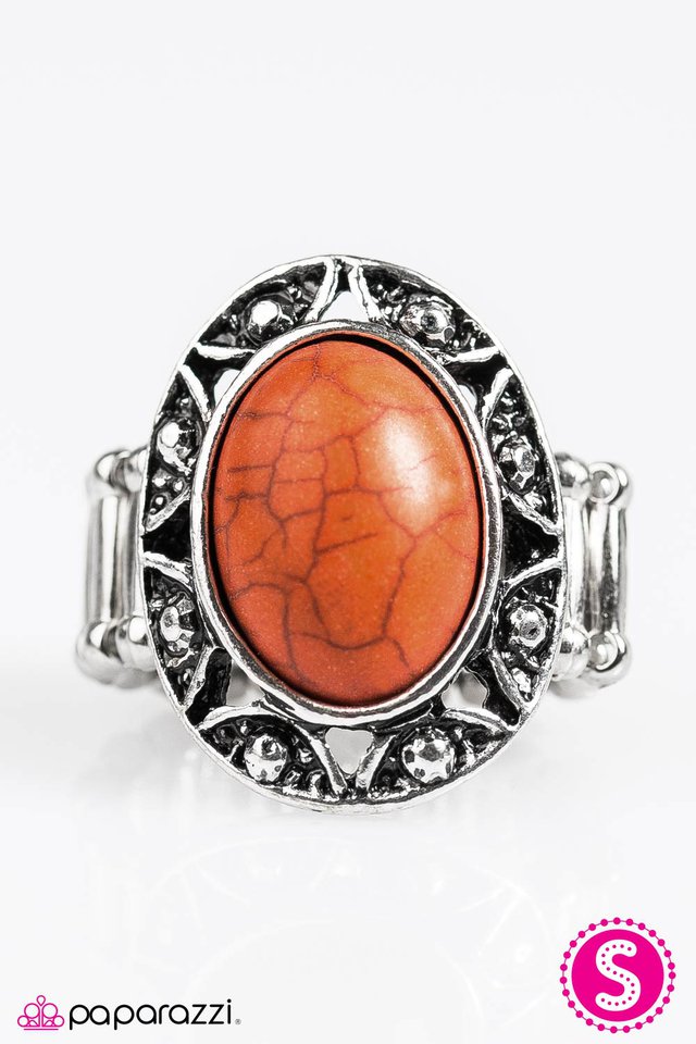 Paparazzi ♥ Sun Valley - Orange ♥ Ring