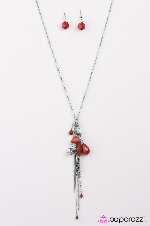 Paparazzi ♥ Sky High - Red ♥ Necklace