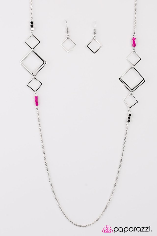 Paparazzi ♥ Nobody Puts Baby In A Corner! - Pink ♥ Necklace
