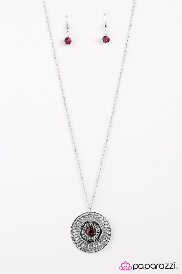 Paparazzi ♥ The London Eye - Pink ♥ Necklace