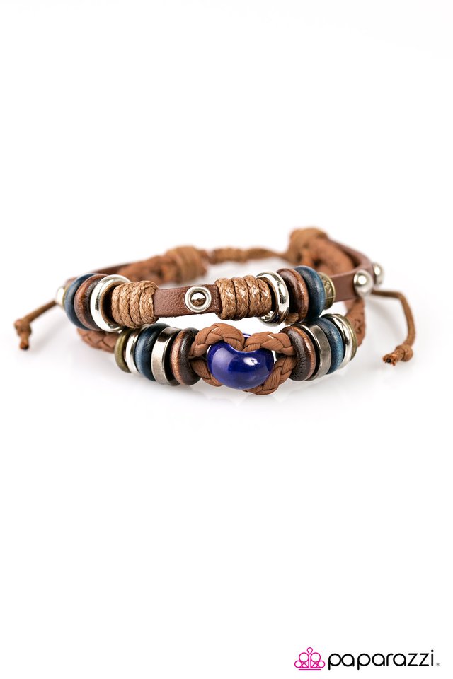 Paparazzi ♥ Walk It Off - Blue ♥ Bracelet