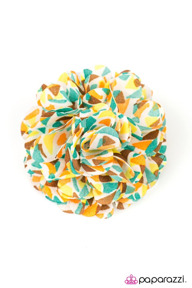 Paparazzi ♥ Confetti Confection - Yellow ♥ Hair Clip