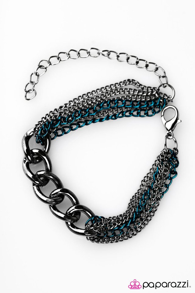 Paparazzi ♥ Double Play - Blue ♥ Bracelet