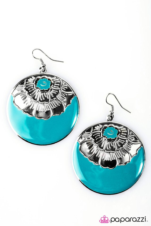 Paparazzi ♥ Tropical Delight - Blue ♥ Earrings