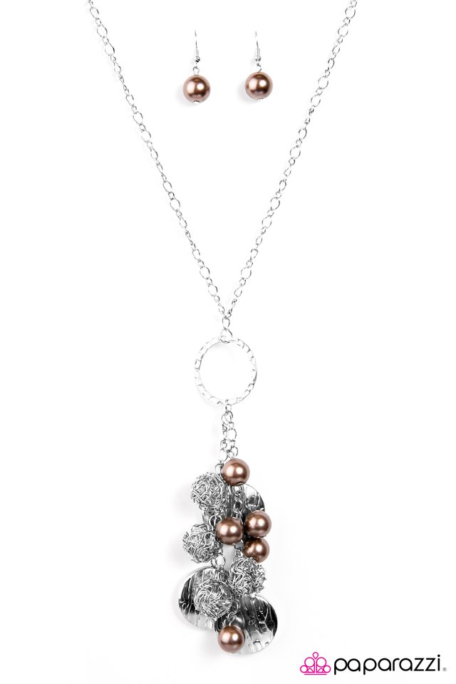 Paparazzi ♥ Sure Thing! - Brown ♥ Necklace