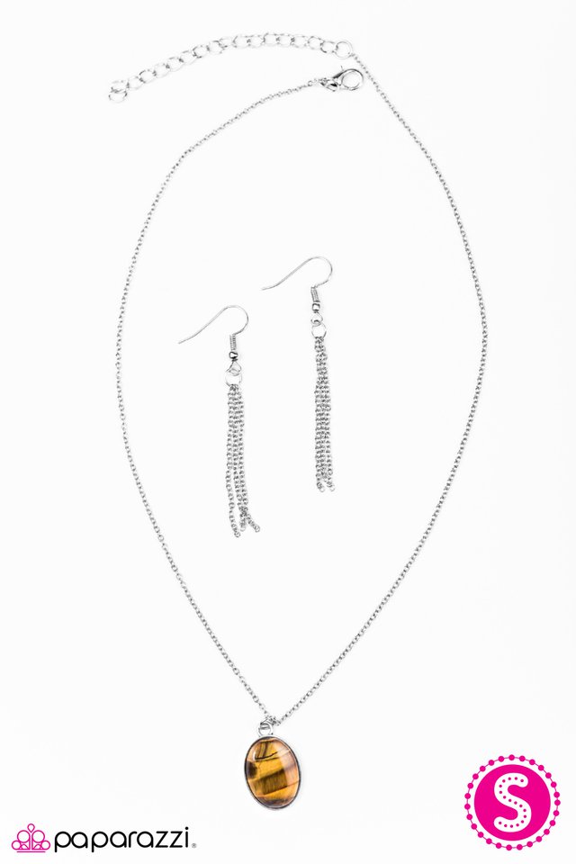 Paparazzi ♥ Canyon Country - Brown ♥ Necklace