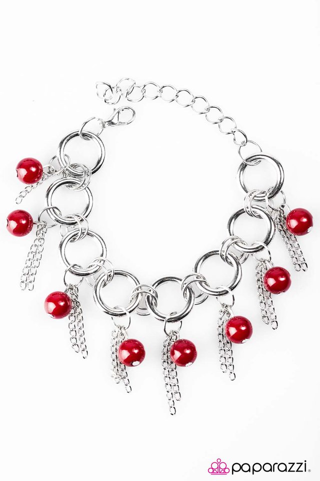 Paparazzi ♥ Tassel Me This - Red ♥ Bracelet