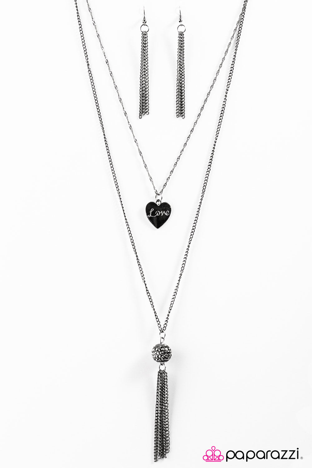 Paparazzi ♥ Celebrate Love - Silver ♥ Necklace