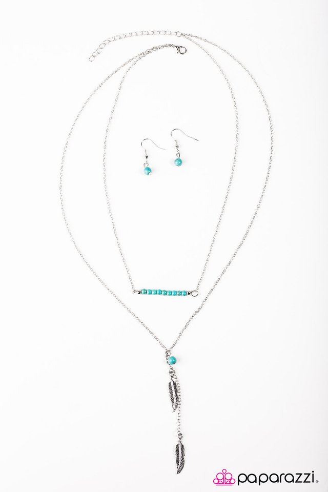 Paparazzi ♥ Sky Ride - Blue ♥ Necklace