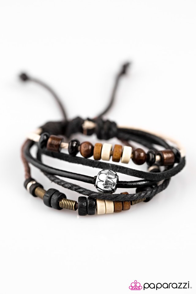 Paparazzi ♥ Gulf Breeze - Brown ♥ Bracelet