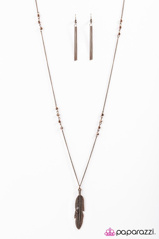 Paparazzi ♥ My Time To Fly - Copper ♥ Necklace