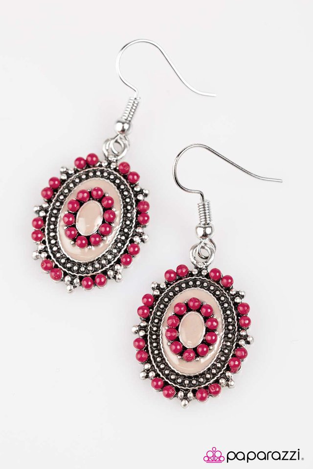 Paparazzi ♥ Garden Gate Glam - Multi ♥ Earrings